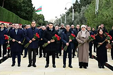 20 yanvar 2026-cı il
Mədəniyyət xadimləri Şəhidlər Xiyabanını ziyarət ediblər