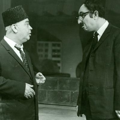 Ələsgər – L.Abdullayev, Cəbi Cümazadə – H.Bağırov.